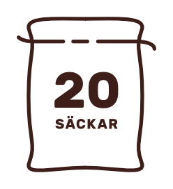 20 säckar