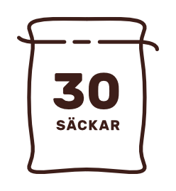 30 säckar